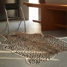 1pc, Velvet Microfiber Carpet, Machine-Made, Easy To Clean, Suitable For Multiple Scenes, Living Room, Bedroom, Study, Bathroom, Etc. - Multicolor - View 2