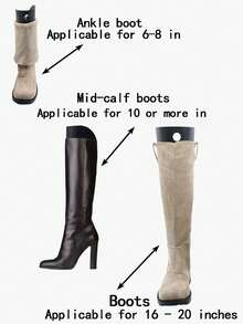 Tall Boot Shapers- Anti-Wrinkle And Anti-DeformationBoot Shapers - Knee-Length Boot Support - Boot Filler - Suitable For Knee-Length Boots And High-Heeled Boots For Use In Wardrobe Storage And Seasonal Organization - Valentine's Day Shoe Care Gift - Multicolor - View 11