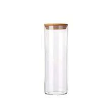 67oz Glass Storage Jar With Bamboo Lid, Tall Clear Airtight Food Canister, Kitchen Pantry Container For Long Pasta, Grains, Dry Goods - View 10