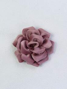 Solid Color Corduroy Business Style Flower Brooch Corsage For Women, Can Also Be Used As Hair Accessory - Corduroy Flower - View 10