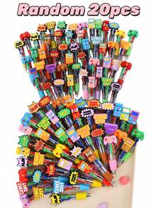 20/10/5/1pc - Set Pena 4 Warna Gaya Konsol Game Mini Berwarna-warni, Pena Ballpoint 4-in-1, Set Hadiah Anak, Hadiah Baby Shower, Hadiah Ulang Tahun, Perlengkapan Kantor & Sekolah, Hadiah Favorit Anak, Hadiah Seru, Natal, Kembali ke Sekolah - MultiWarna - View 10