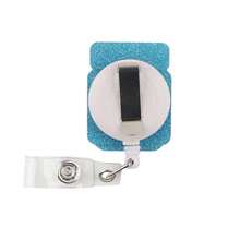 1pc Heart-Shaped Retractable D-Ring Badge Reel Lanyard, Cute Cartoon Design, Nurse Hospital ID Badge Holder Office Lanyard - A - View 6