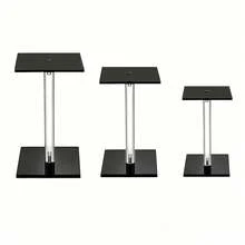 Square Acrylic Jewelry Display Stand, High-End Minimalist Jewelry Display Stand, Jewelry Storage Box, Jewelry Organizer, Jewelry Display Rack, - Multicolor - View 7