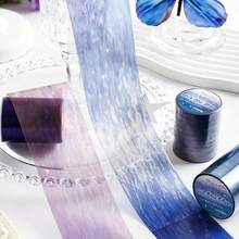 Creative Tape Wave & Star Whispers Washi Tape, Sticker Tape DIY Decorative Planner Tape Full Roll - Multicolor - View 2