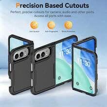 CteGlodrix Military-Grade Shockproof Phone Case For Apple Duo, PC Hard Back With TPU Soft Edges, Fashionable Luxury Protective Shell - Mint Blue - View 8
