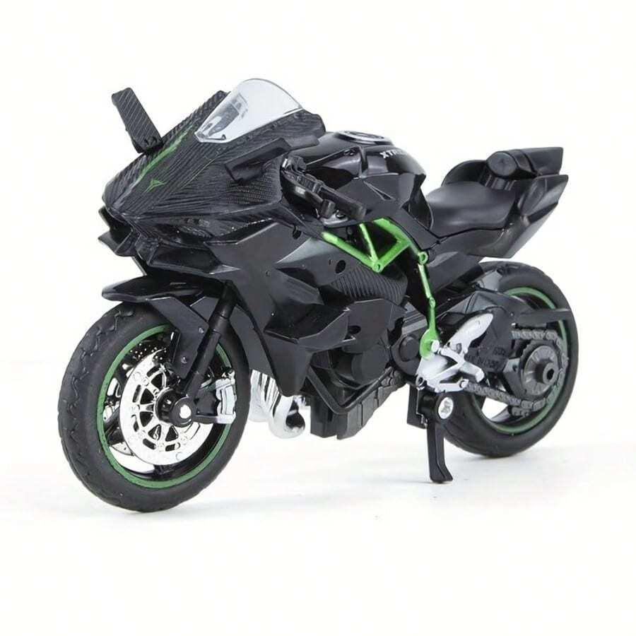 1 Buah Figur Model Sepeda Motor Paduan Seng, Hadiah Ulang Tahun - MultiWarna - View 1