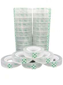 6/12 Rolls Clear Tape Refill, 0.7 Inch X 1102 Inch, Suitable For Gift Wrapping, Home, Office, School, Store - Clear Tape - View 3