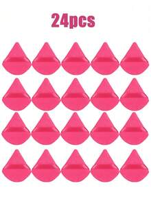 50/20/10/5/1pc Triangle Makeup Sponge, Reusable Multi-Functional Makeup Tool, Suitable For Foundation, Primer, BB Cream, Sunscreen, Cushion, Blush, Etc., Perfect Replacement For Your Brushes, Free Your Hands, Travel And Home Essential (50/40/30/24/20/15/5/3/1 Pc - Hot Pink - View 12