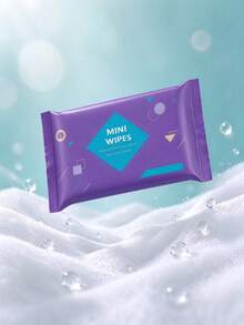 7pcs/1pack Suction Creative Geometric Pattern Portable Wet Wipes, Suitable For Daily Item Cleaning, Clothing Cleaning And Stain Removal, Kitchen Cleaning, Etc., Essential Wet Wipes For Home Travel, Christmas And New Year Gifts(Random Packaging Color) - Multicolor - View 4
