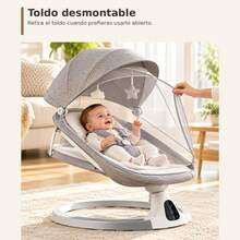 Baby Bouncers, Jumpers & Swings - Grey - View 7