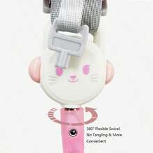 Children Anti-Lost Wrist Leash, Cartoon Anti-Loss Wristband With Built-In Steel Wire Safety Lock, 360° Rotating Baby Walking Rope, Baby Anti-Lost Wristband Leash With Retractable Spring Rope And Safety Lock, Outdoor Travel Children Anti-Loss Wristband, Cartoon Children Anti-Loss Rope With Built-In Steel Wire Core, 360° Rotating Joint With Lock Anti-Escape Baby Leash Wristband, Infant Outdoor Anti-Lost Leash Wristband, Retractable Spring Rope With Safety Lock Design, Multi-Color Optional Baby Walking Protection Rope Anti-Lost Wristband - Multicolor - View 8