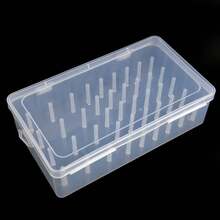 1pc 42-Roll Sewing Thread Storage Box, Transparent Plastic Spool Holder, Embroidery Storage Box, Embroidery Sewing Tool Kit Box, Portable Large Capacity Needle Box, Handheld Sewing Box, Suitable For DIY Sewing, Embroidery, Quilting Accessories - Multicolor - View 8