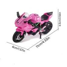 1 Buah Figur Model Sepeda Motor Paduan Seng, Hadiah Ulang Tahun - MultiWarna - View 4