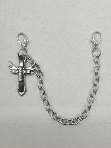1PC Gothic Cross Shoe Decorative Chain Sneaker Boot Charms DIY Pendant Accessories Scorpion Snake Shoe Buckles Detachable Shoelace Clips Decorations - Multicolor - View 17