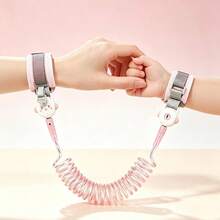 Children Anti-Lost Wrist Leash, Cartoon Anti-Loss Wristband With Built-In Steel Wire Safety Lock, 360° Rotating Baby Walking Rope, Baby Anti-Lost Wristband Leash With Retractable Spring Rope And Safety Lock, Outdoor Travel Children Anti-Loss Wristband, Cartoon Children Anti-Loss Rope With Built-In Steel Wire Core, 360° Rotating Joint With Lock Anti-Escape Baby Leash Wristband, Infant Outdoor Anti-Lost Leash Wristband, Retractable Spring Rope With Safety Lock Design, Multi-Color Optional Baby Walking Protection Rope Anti-Lost Wristband - Multicolor - View 2
