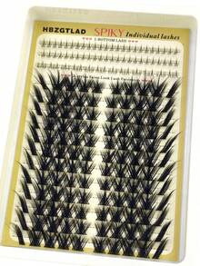 HBZGTLAD 15-Row Segmented Fluffy 8D Thick Eyelash Clusters, Voluminous Curly Lightweight Soft 0.07mm Dramatic Individual Reusable False Eyelashes - View 13