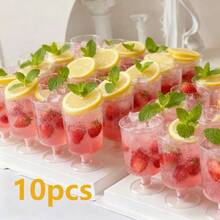 120ml Plastic Cold Drink Dessert Cups, Suitable For Pudding, Cheesecake, Mousse, Cocktail, Coffee, Ideal For Birthday, Wedding, New Year Party, Gathering, Multi-Scenario Plastic Container Cups - View 9