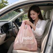 10/50/100pcs Thickened Garbage Bag - Leak Proof, Tear Proof, Durable Polyethylene Material, Multi-Purpose, Can Be Used As A Writer's Garbage Bag, Kitchen Garbage Disposal Bag, Leak Proof Design, Sturdy Structure - Multicolor - View 5