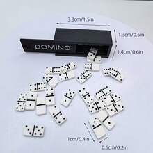 1 Buah Domino Mini, Mainan Permainan Papan, Mainan Unik, Mainan Kreatif, Mainan Iseng, Mainan Penghilang Kegelisahan, Cocok Untuk Remaja Dan Dewasa, Hadiah Halloween, Natal, Paskah - MultiWarna - View 4