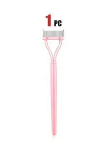 Halloween 2pcs Eyelash Tool Set, Foldable Eyelash Comb With Fine Stainless Steel Teeth And Seahorse Eyelash Tweezers, Mascara Comb Brush For Defined And Clump-Free Lashes, False Eyelash Application Tweezers For Precise Placement, Pink Makeup Tools - Multicolor - View 8