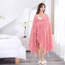 1pc Oversized 70x35 Inch Women's Waffle Weave Bath Towel - Ultra Soft Absorbent Quick Dry Bath Towel, Multi-Purpose Beach & Spa Blanket - Multicolor - View 10