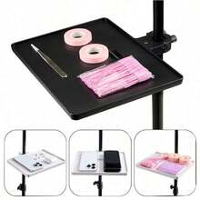 Adjustable Plastic Lash Tray Holder, Essential Storage Rack For Eyelash Extension Tools, Makeup Organizer Tray, Lash Accessories - Multicolor - View 1