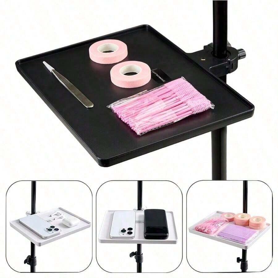 Adjustable Plastic Lash Tray Holder, Essential Storage Rack For Eyelash Extension Tools, Makeup Organizer Tray, Lash Accessories - Multicolor - View 1