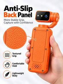 Portable 1080p HD Action Camera, Mini Pocket Vlog Camera With Rotating Lens HD Anti-Shake Video Recording, Supports Outdoor Cycling, Travel Vlogs, Wilderness Exploration, And Daily Recording - View 6