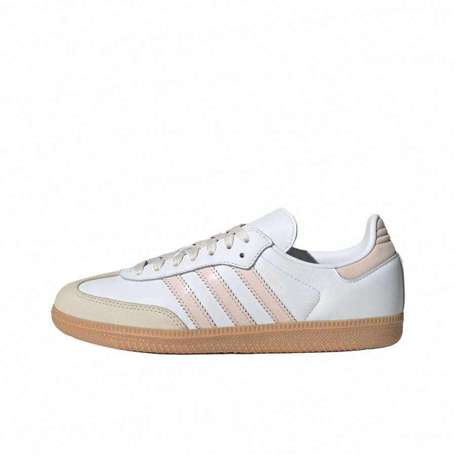 Adidas Originals SAMBA OG Classic Versatile Durable Low-Top Sneakers Women's White - White - View 1