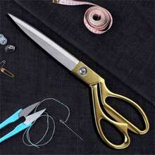 3-In-1 Sewing Craft Scissors Set, Premium Stainless Steel Fabric Scissors + Soft Measuring Tape, Multi-Functional Cutting Tools, Suitable For Fabric, Leather, Paper, Embroidery, Handmade DIY, Home Office Supplies/Thanksgiving/Christmas Gifts - 10-inch 3-piece Set - View 8