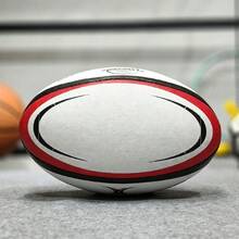 CHBERT British Rugby PU Machine-Stitched Training And Match Ball Size 5 Red Black White - Multicolor - View 4