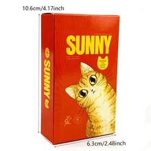 Sunshine Cat Fortune-Telling Set, Orange Cat-Themed Tarot Cards, Collectible Card Game For Cat Lovers, Healing Meditation Divination Cards - Orange - View 5