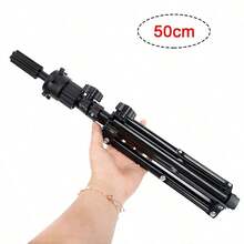 Giá đỡ đầu ma-nơ-canh đội tóc giả điều chỉnh chiều cao 3 mức chuyên nghiệp (50/110/160cm), màu đen - Xem 2