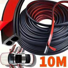5/10M Car Door Seal Strip Rubber Double Layer Sealing Protector Soundproof Waterproof Weather Strips For Car Door Hood Trunk - CC - View 1