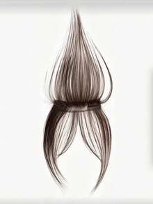 Baby Hair Seamless Handmade Finger-Woven Bangs Top-Of-Head Hairpiece Fluffy Invisible Hair - Multicolor - View 7