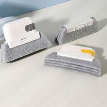 1 Detachable Plastic Window Groove Cleaning Brush, For Cleaning Grooves & Gaps, Household Use. - Multicolor - View 4
