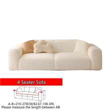 1pc Rabbit Fur Sofa Cover Cushion Protector, Warm Full Coverage Straight-Line Fixed Non-Slip Protection, Pet-Friendly, For Old Sofas, New Feeling, Autumn/Winter - Multicolor - View 11