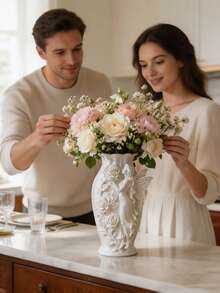 1pc Bohemian Style Flower Fairy Decorative Vase For Fresh/Dried Flowers, Versatile Design Suitable For Multiple Styles, Applicable For Living Room, Dining Table, Office, Coffee Table, Desk And Home Decor. Suitable For: Birthday, Wedding, Christmas, New Year - Multi-style 01 - View 11