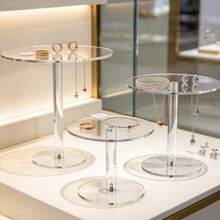 Transparent Acrylic Jewelry Display Stand, High-End Minimalist Jewelry Display Stand, Jewelry Storage Box, Jewelry Organizer, Jewelry Display Stand, - Multicolor - View 3