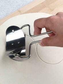 1pc Stainless Steel Dumpling Mold, Dumpling Maker Tool, Dumpling Press, Dumpling Skin Mold, Manual Rolling Pin - View 5