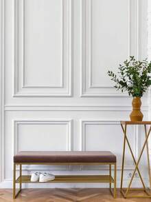 Elegant Self-Adhesive TPE Decorative Trim, Suitable For Walls, Floors And Cabinets, European Home Decor Accents, European Style Decoration, Easy To Install Decorative Molding, Wall And Floor Edge Trim - White - View 3