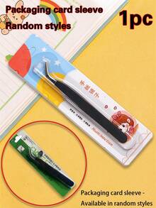2pcs/Set Stainless Steel Tweezers Set, Straight & Curved Tip Tweezers, Suitable For Scrapbooking, Stickers, Washi Tape, Multipurpose Craft DIY, Old Magazines, Photo Albums, School Supplies, Macaron Hand Tools Cooka Tweezers For Stickers, Scrapbooking, Eyelashes, Jewelry Making, Model Making - Multicolor - View 20