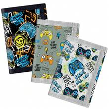 Cartoon Game Console Style Card Holder, Wallet With Keychain, Zipper Pocket Coin Purse, Teenager Wallet, Tri-Fold Design, Novelty Wallet - Multicolor - View 3