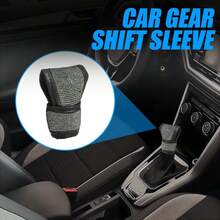 1pc Shiny Car Gear Shift Handle Cover, Car Gear Lever Protector, Automatic Gear Shift Cover With Crystal Glitter Bling Rhinestones, Universal Car Decorative Accessory For Women - A - View 6