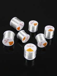 Transparent Elastic Cord, High Rebound, Durable, Lightweight, Beading Thread, Unisex, Suitable For Crafters, Waterproof, Bracelet Line, Home Decor, DIY, Customizable, Jewelry Making, Craft Supplies, Arts And Crafts, Christmas Wedding Supplies - A - View 12