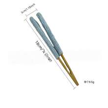 1pc Handheld Soft Bristle Leaf Cleaning Brush With Bamboo Handle - Perfect For Home, Garden And Outdoor Use - Minimalist - View 8