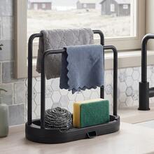 Kitchen Sink Sponge Dishcloth Drying Rack, Countertop Dish Sponge Holder, Drainage Storage Organizer For Dish Cloths, Scrubbers, Steel Wool, Freestanding Design, Keep Counter Dry, Perfect For Kitchen Counter, Sink Side, Household Kitchen Organization - Multicolor - View 15
