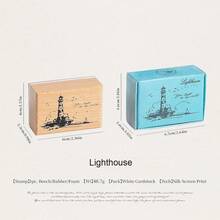 JotBox Wooden Stamp Vintage Scenery Collage Planner Diary Decoration Stamp Printing Basic Material Stamp - Wanderlust Moments - View 16