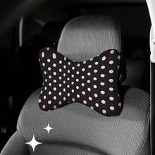 1pc/2pcs Car Headrest Pillow, Flat Print, Made Of Polyester Fiber And Polypropylene Fiber, Car Neck Pillow, Car Interior Accessories, All-Season Bone-Shaped Pillow - Headrest - View 15