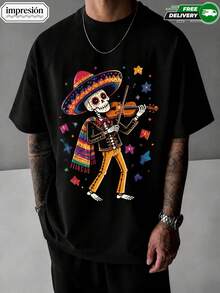 Men T-Shirts - Black - View 1